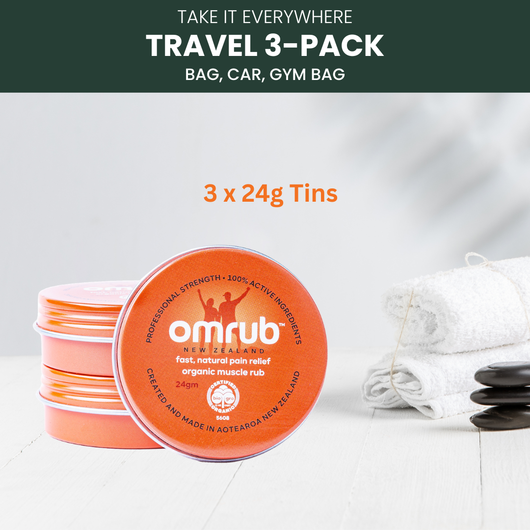 Organic Muscle Rub - 24g - 3 Pack