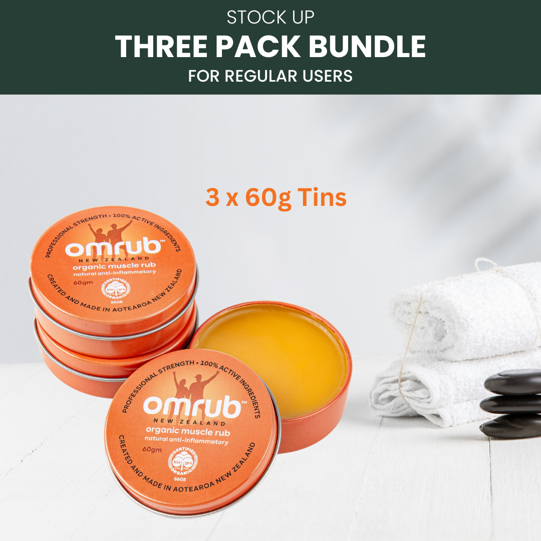 Organic Muscle Rub - 60g - 3 Pack