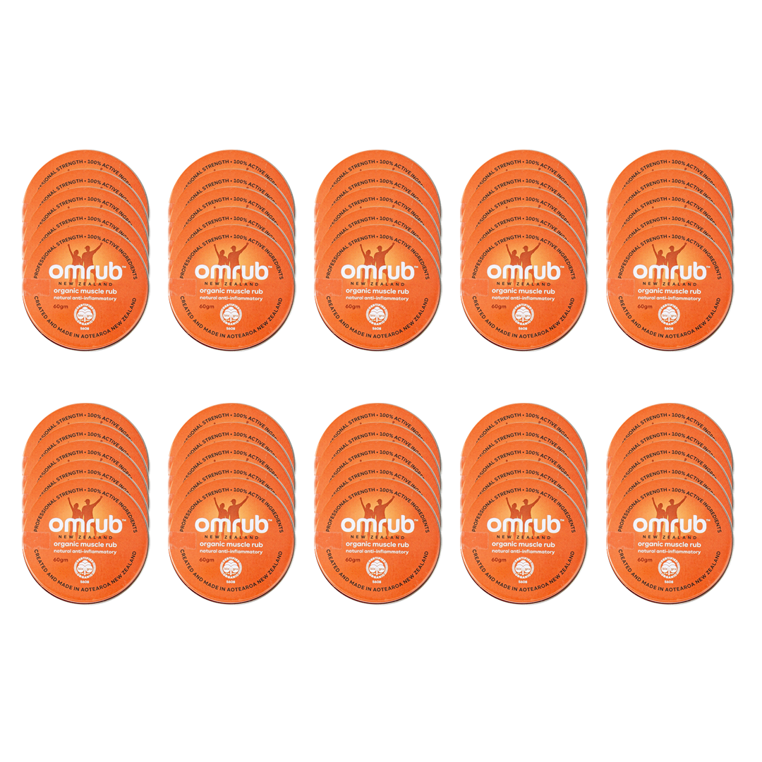 Organic Muscle Rub 50 Tin Pack - 24g