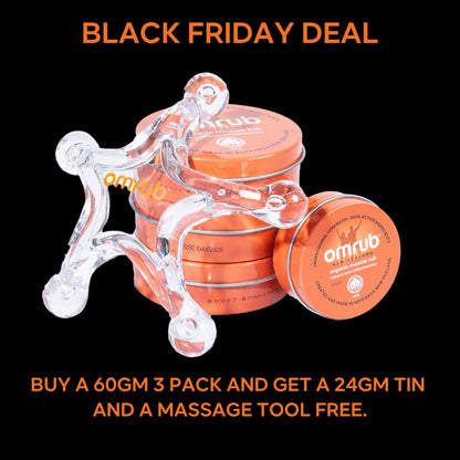 BUY 60GM 3PACK - GET 24G TIN AND MASSAGE TOOL FREE!