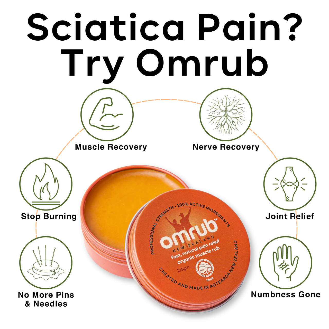 Organic Muscle Rub 60g