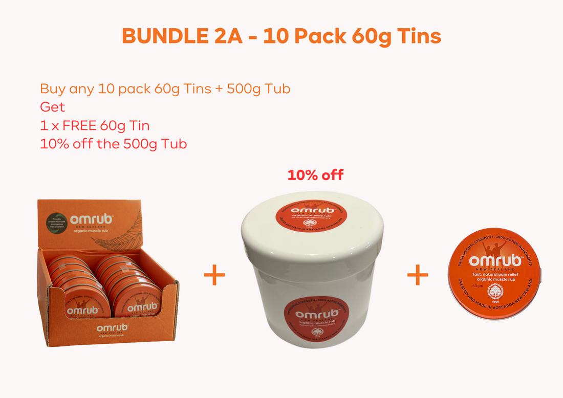 BUNDLE 2A - 1 x 10 Pack 60g Tins + FREE 60g Tin + 500g Tub (10% off 500g Tub + FREE Shipping)