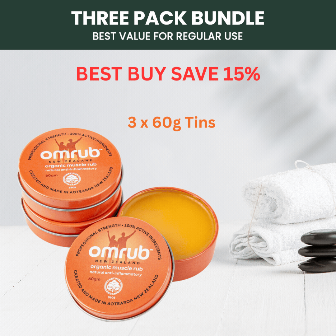 Organic Muscle Rub - 60g - 3 Pack